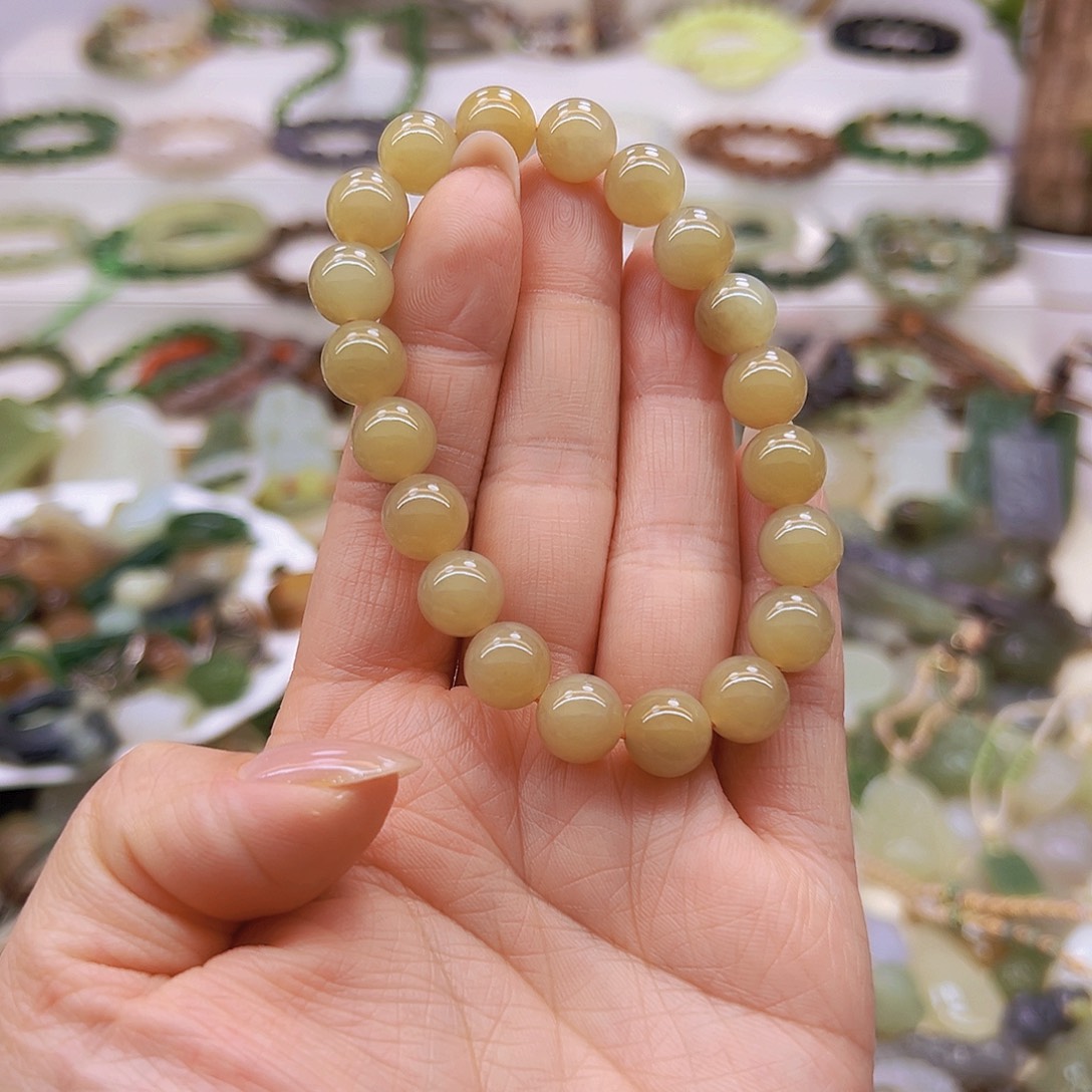 难***路和田玉未镶嵌手串