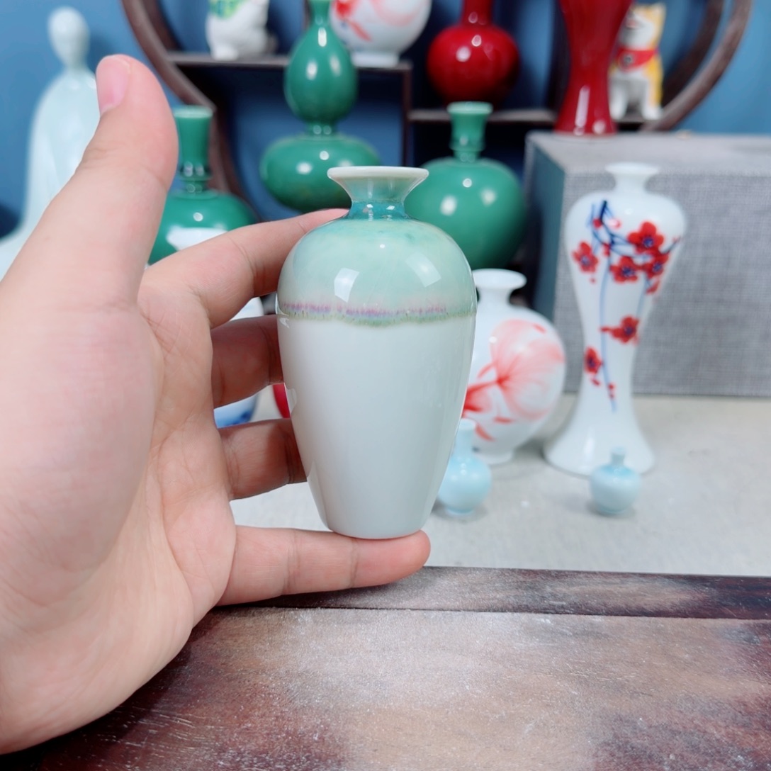 陶瓷手工小花器摆件