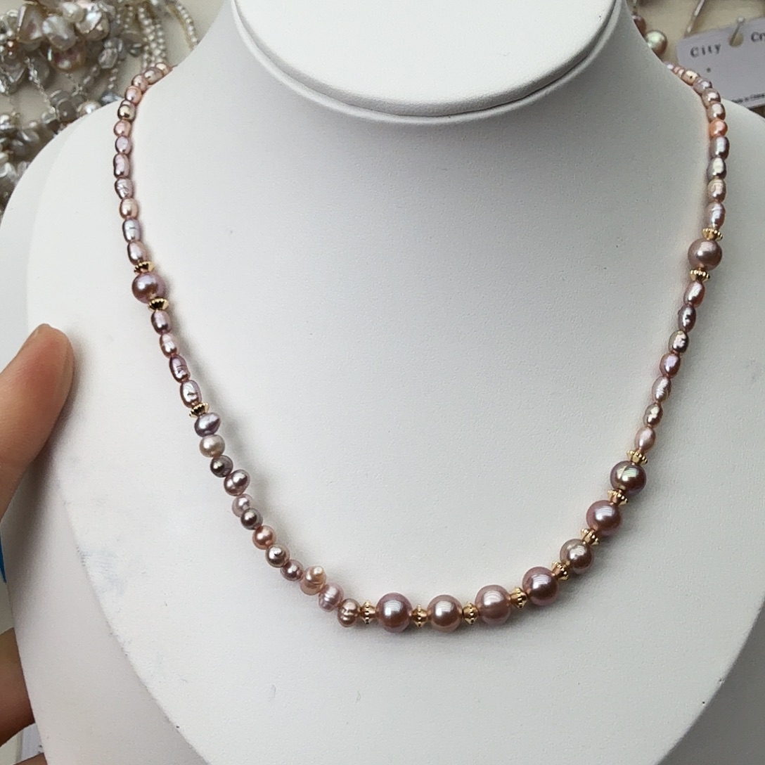 未镶嵌颈饰淡水珍珠