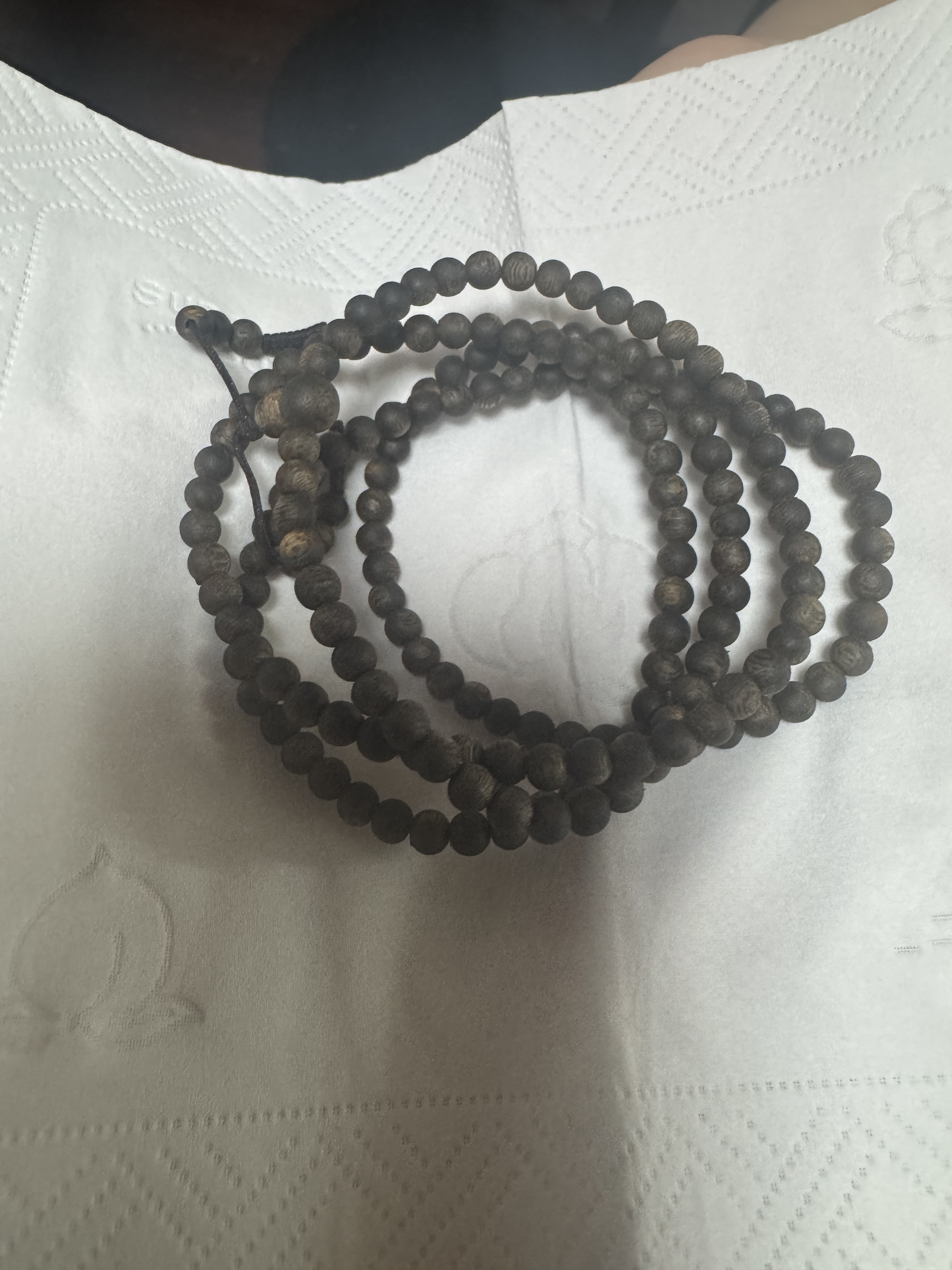 沉香卡5沉水圆珠108颗多圈手串香气十足多样性发一