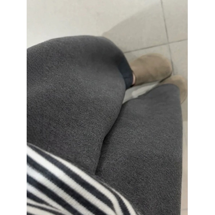 【青青】大码慵懒风休闲裤秋冬高腰糯米裤胖MM遮肉显瘦阔腿裤71566