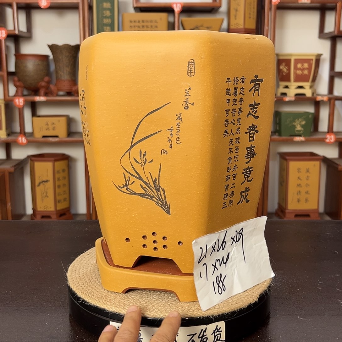 紫砂花盆紫砂花盆