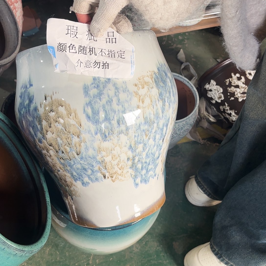 瑕疵一个高31/24红陶