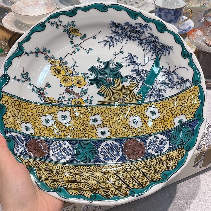 精品进口瓷器瓷片27cm