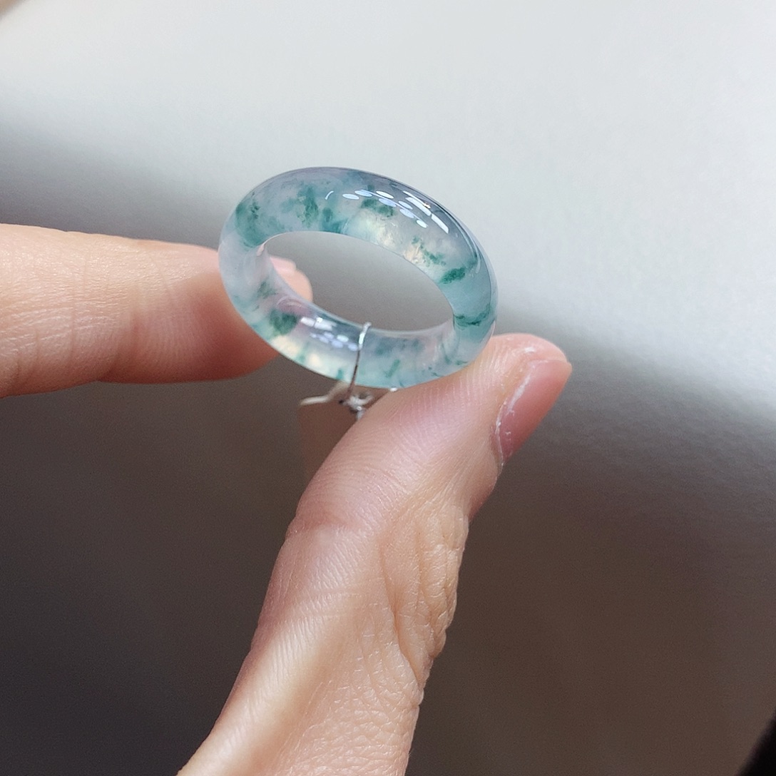 翡翠戒指未镶嵌14-15号