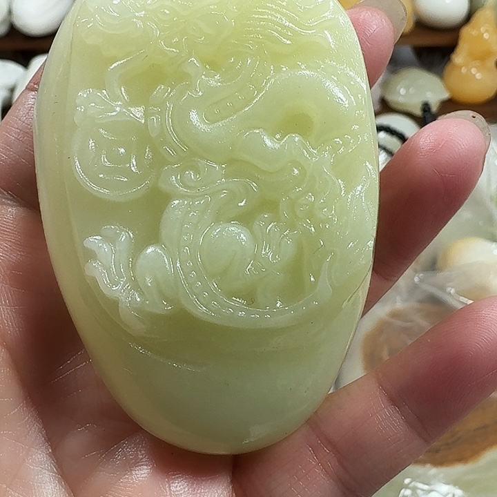 用***6砖雕石头手把件石头手把件