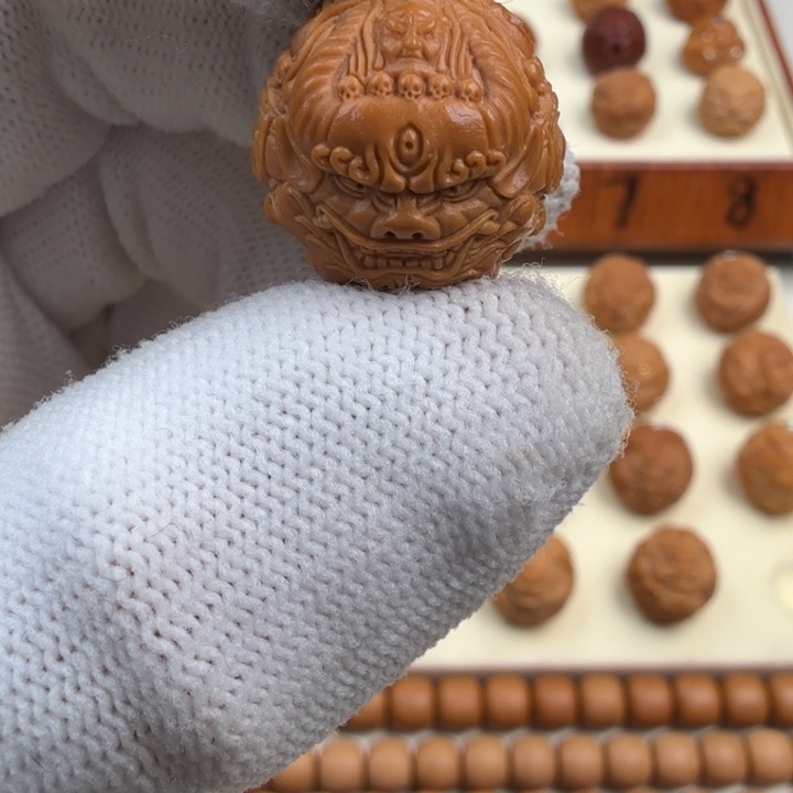 猴头核桃吊坠大威德