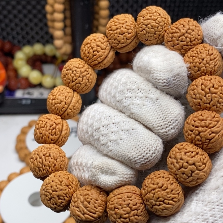 山***-文玩核桃手串桃核手串