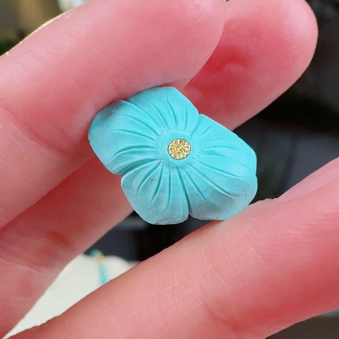 绿松石珠宝奇石未镶嵌