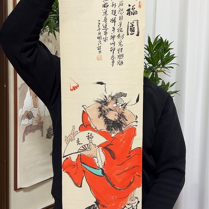 国画唐国良  手绘原创