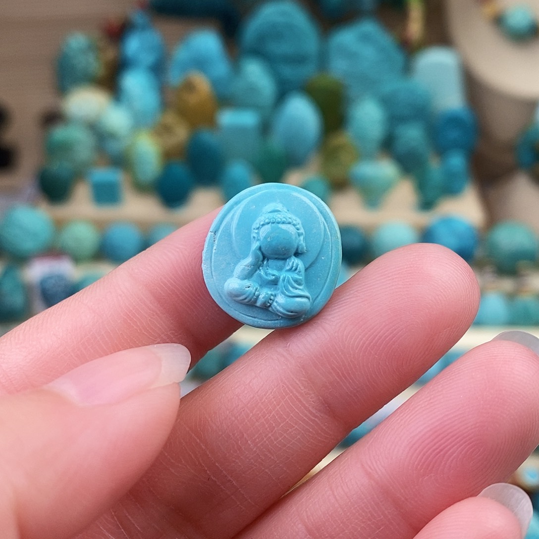 绿松石珠宝奇石未镶嵌