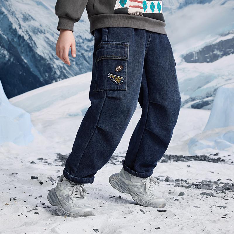 F27【先选尺码，再选颜色】MQD童装春秋休闲牛仔裤-休闲裤