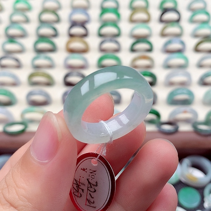 翡翠戒指未镶嵌20-21号