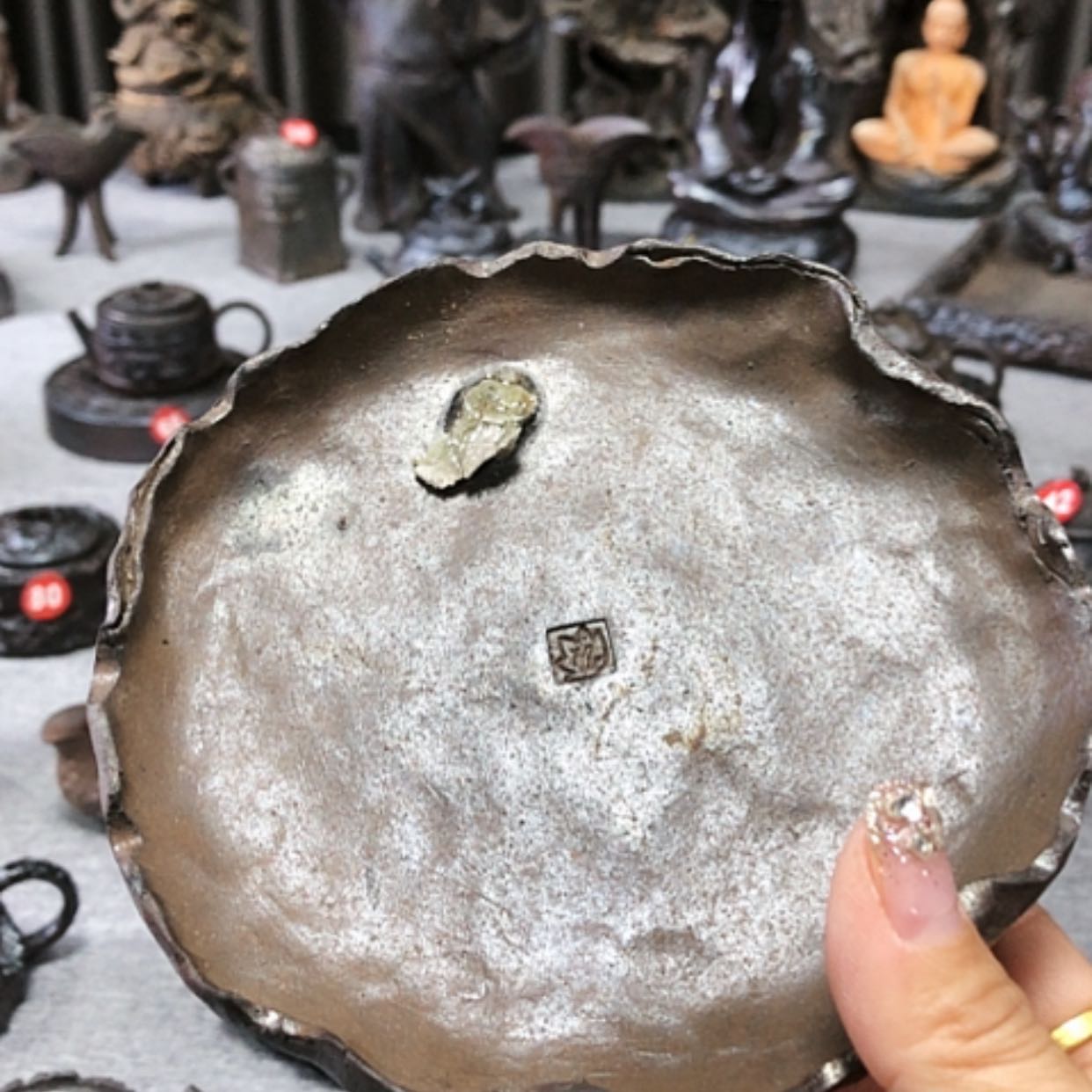 【闪购商品】杯福利壶承全手捏柴烧茶器