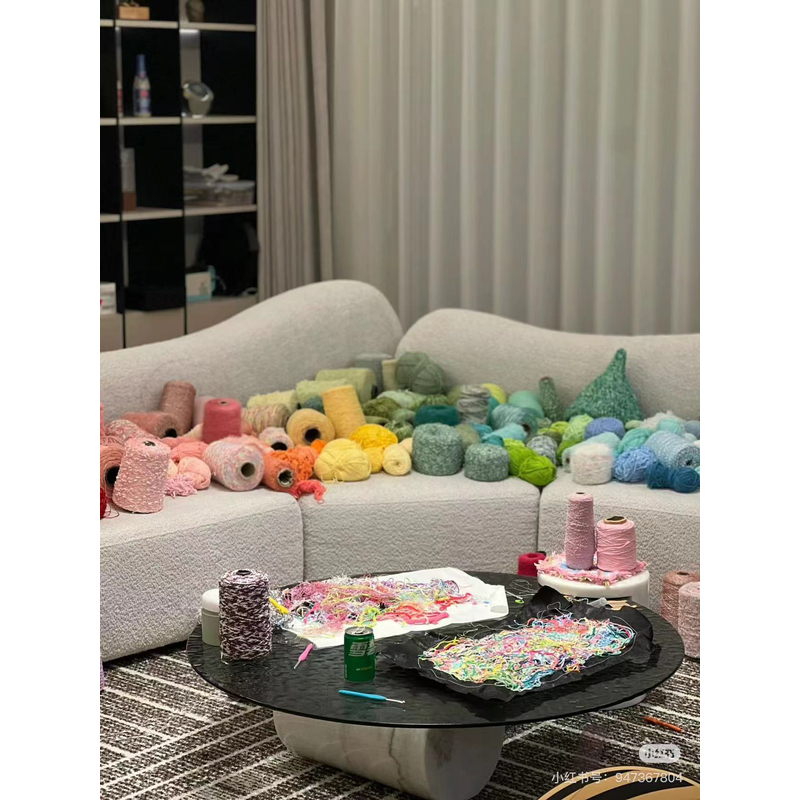 云貂羊绒高端处理（1斤10团装）.