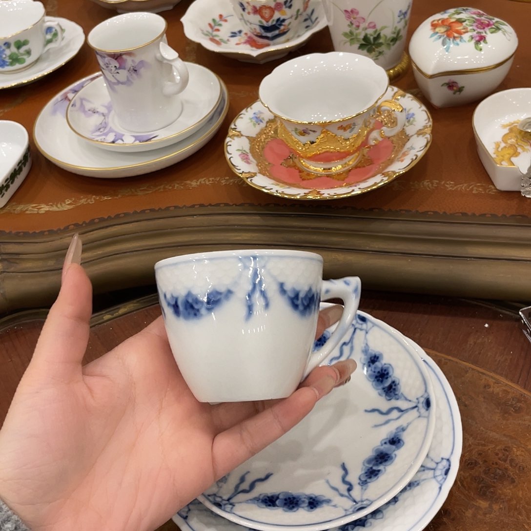 瓷片哥本哈根一杯两碟