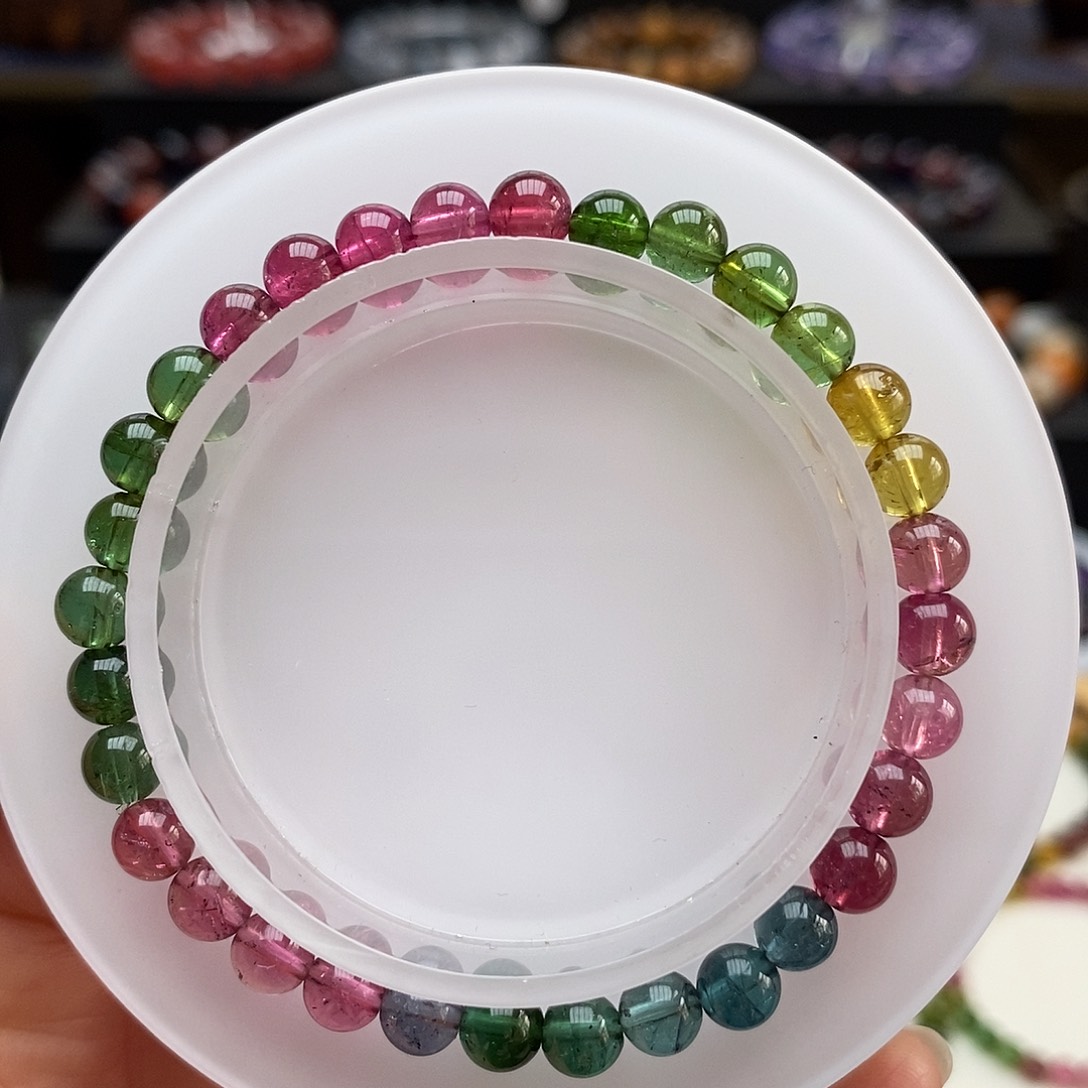 碧玺手链未镶嵌手链