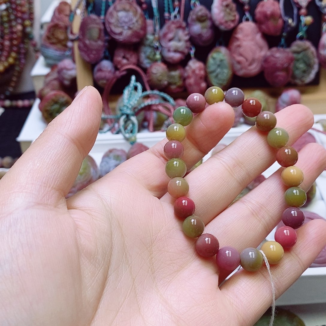 玛瑙/玉髓盐源玛瑙手链未镶嵌