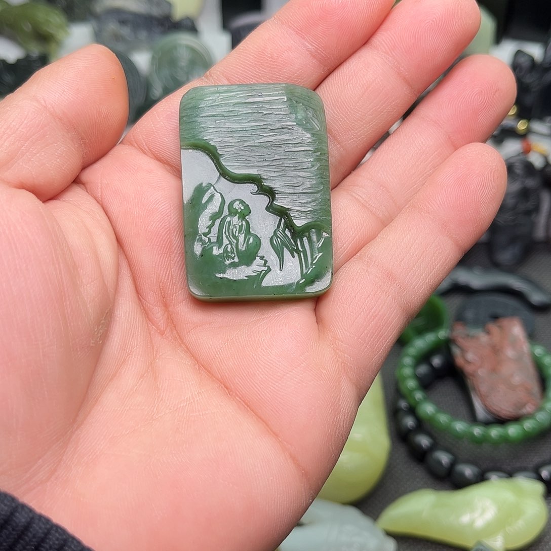 和田玉颈饰未镶嵌