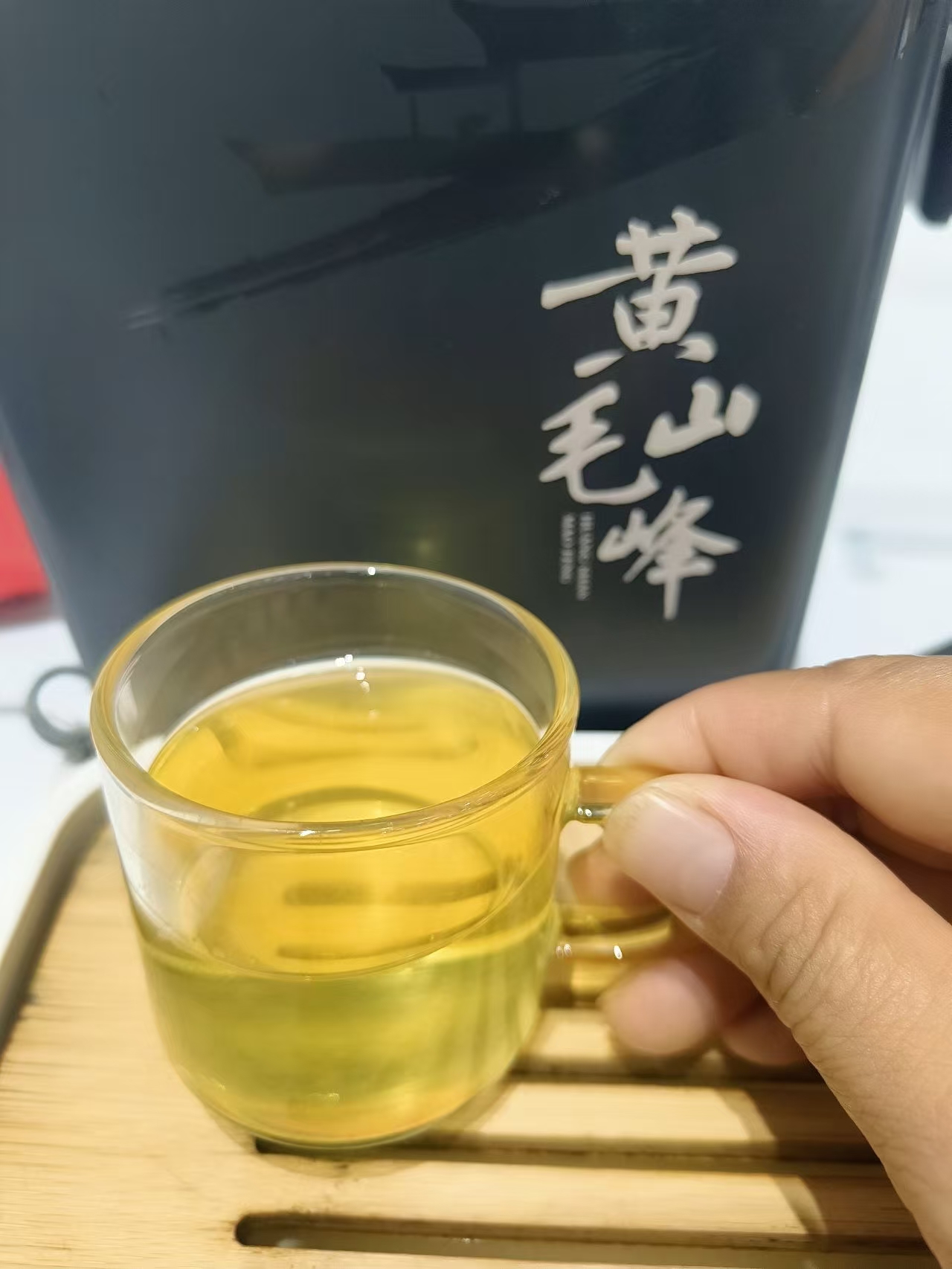 黄山毛峰#大洋湖产区#海拔700米姐姐家的大茶口粮