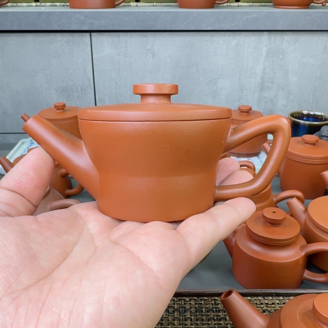 紫砂茶壶微瑕简四