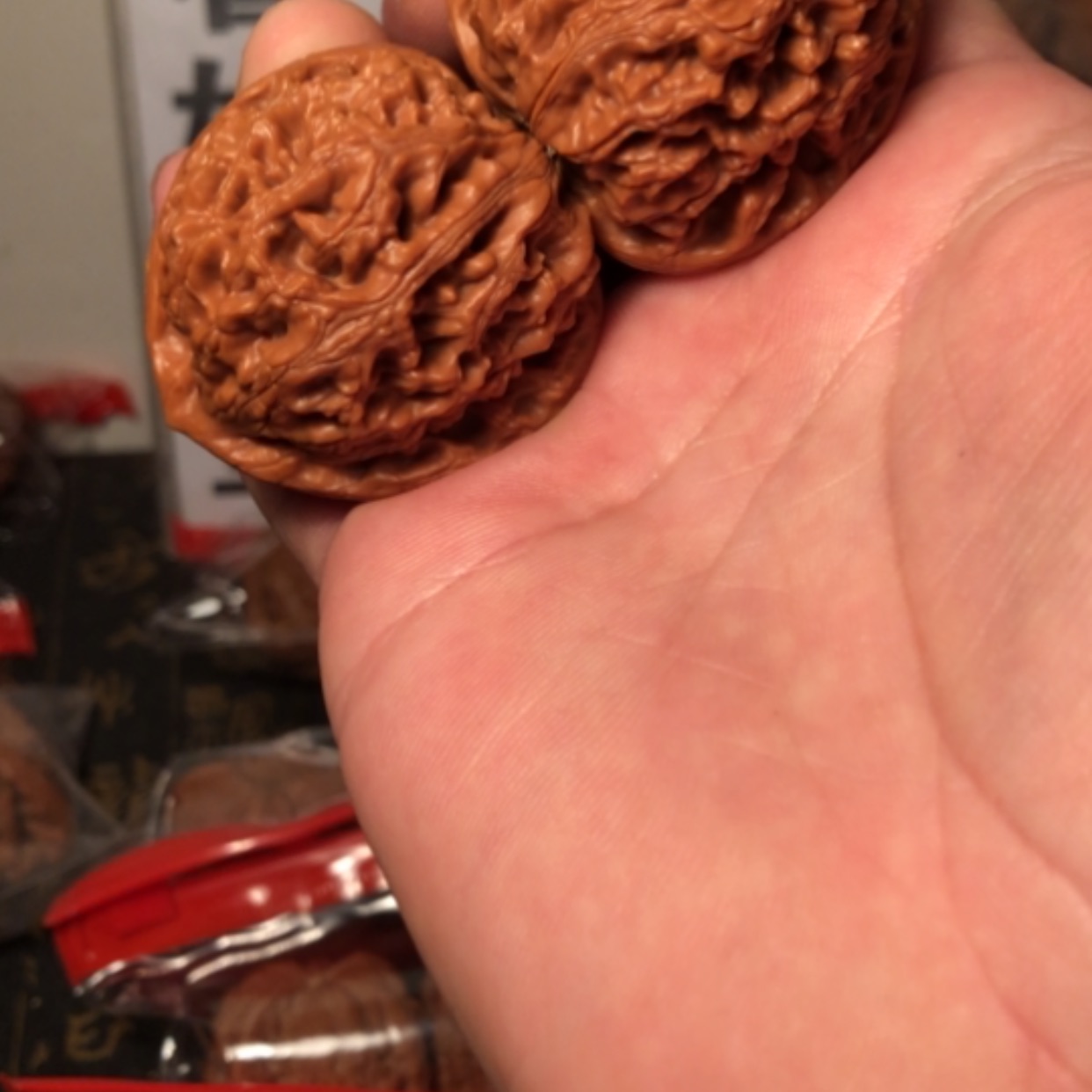 【闪购商品】文玩核桃把件我**饭41