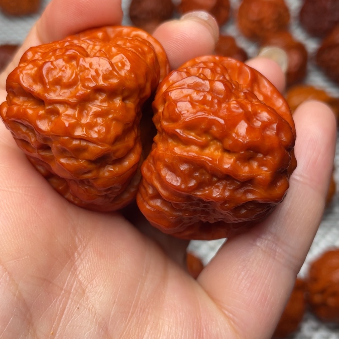 桃核吊坠文玩核桃 手把件 蛤蟆头 40