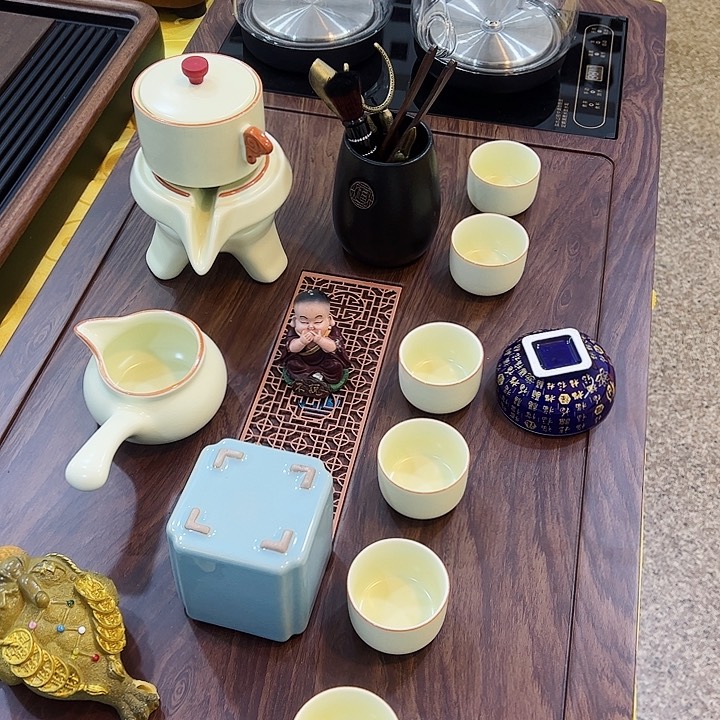 我****福茶盘是茶具套装家用多功能