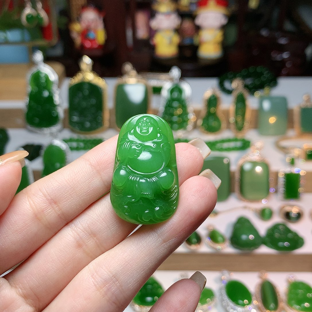 颈饰未镶嵌和田玉（碧玉）?****✨
