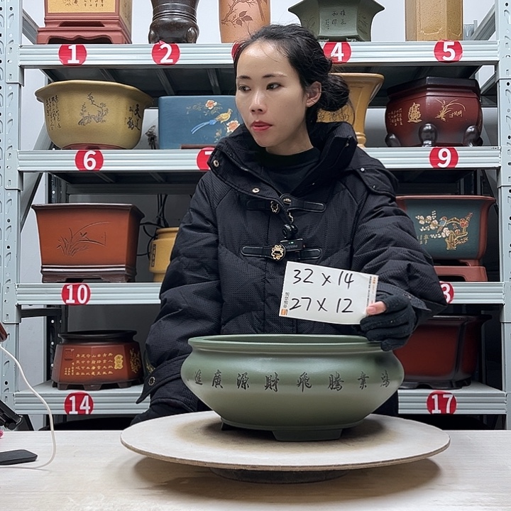 紫砂花盆紫砂花盆