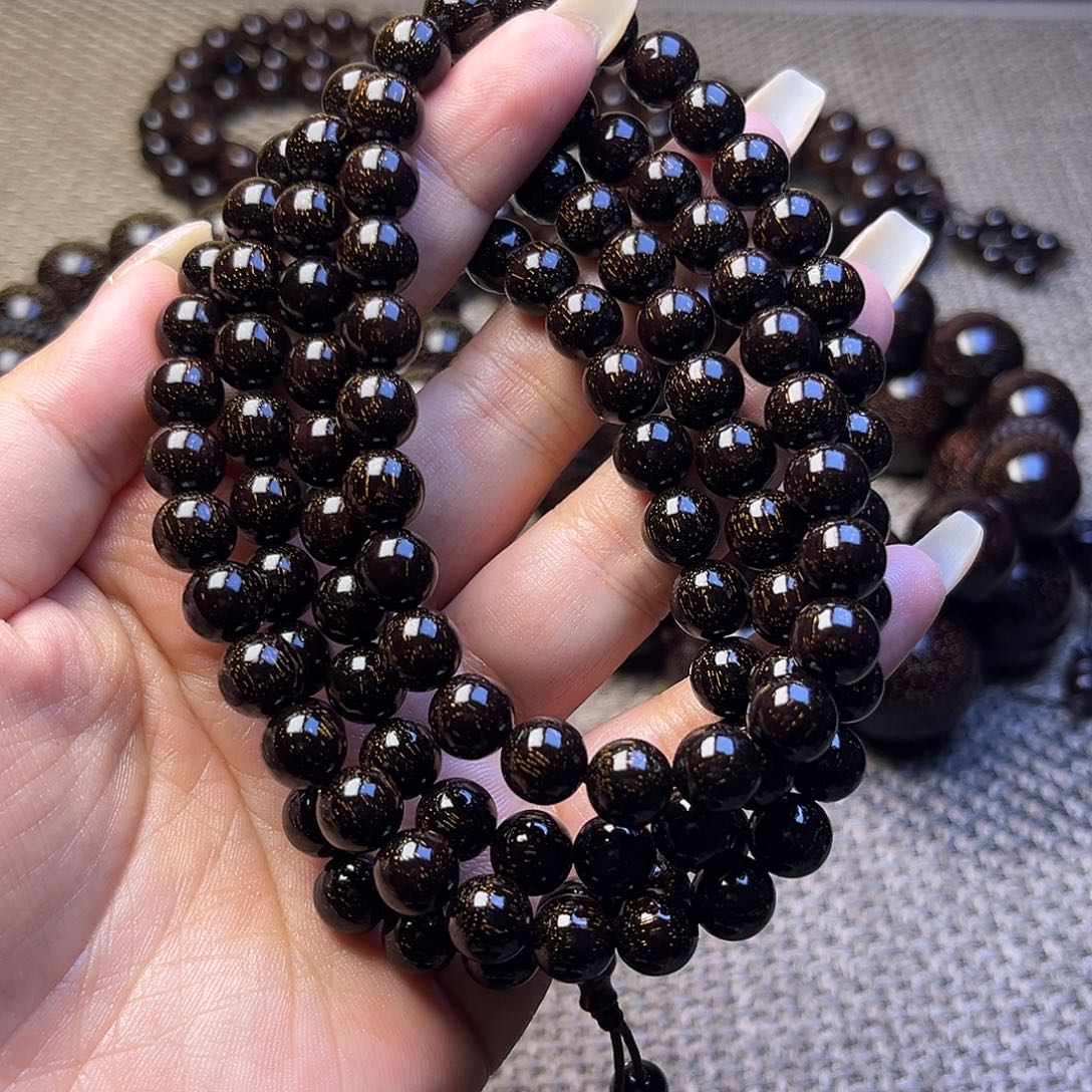 檀香紫檀（小叶紫檀）0.8 108颗满星