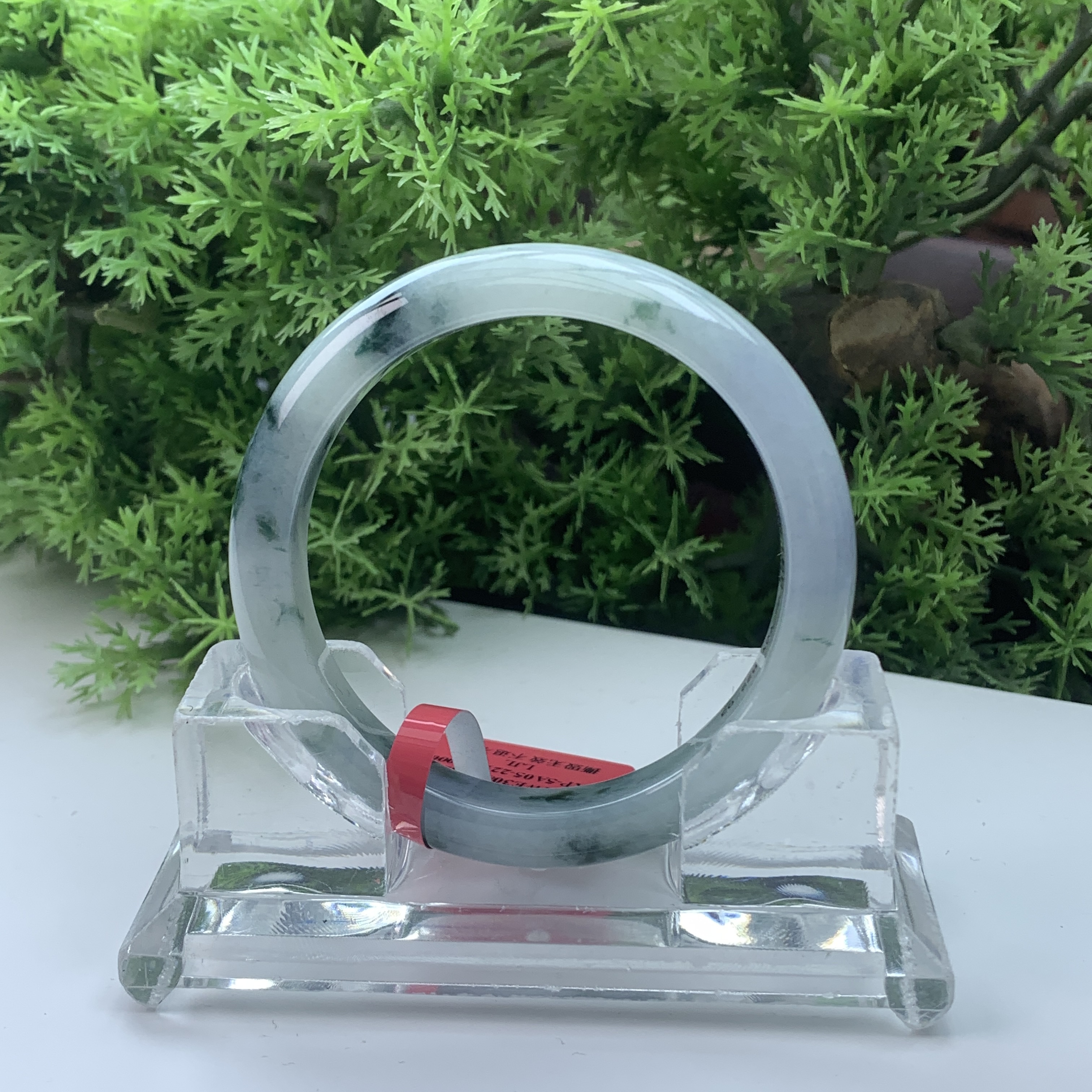 【刘思懿】天然缅甸A货翡翠手镯-AB-2