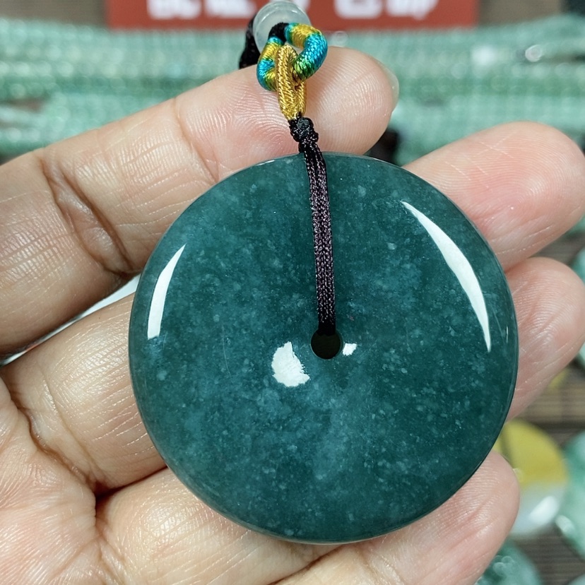 【闪购商品】翡翠颈饰未镶嵌玉吊坠翡翠玉平安扣
