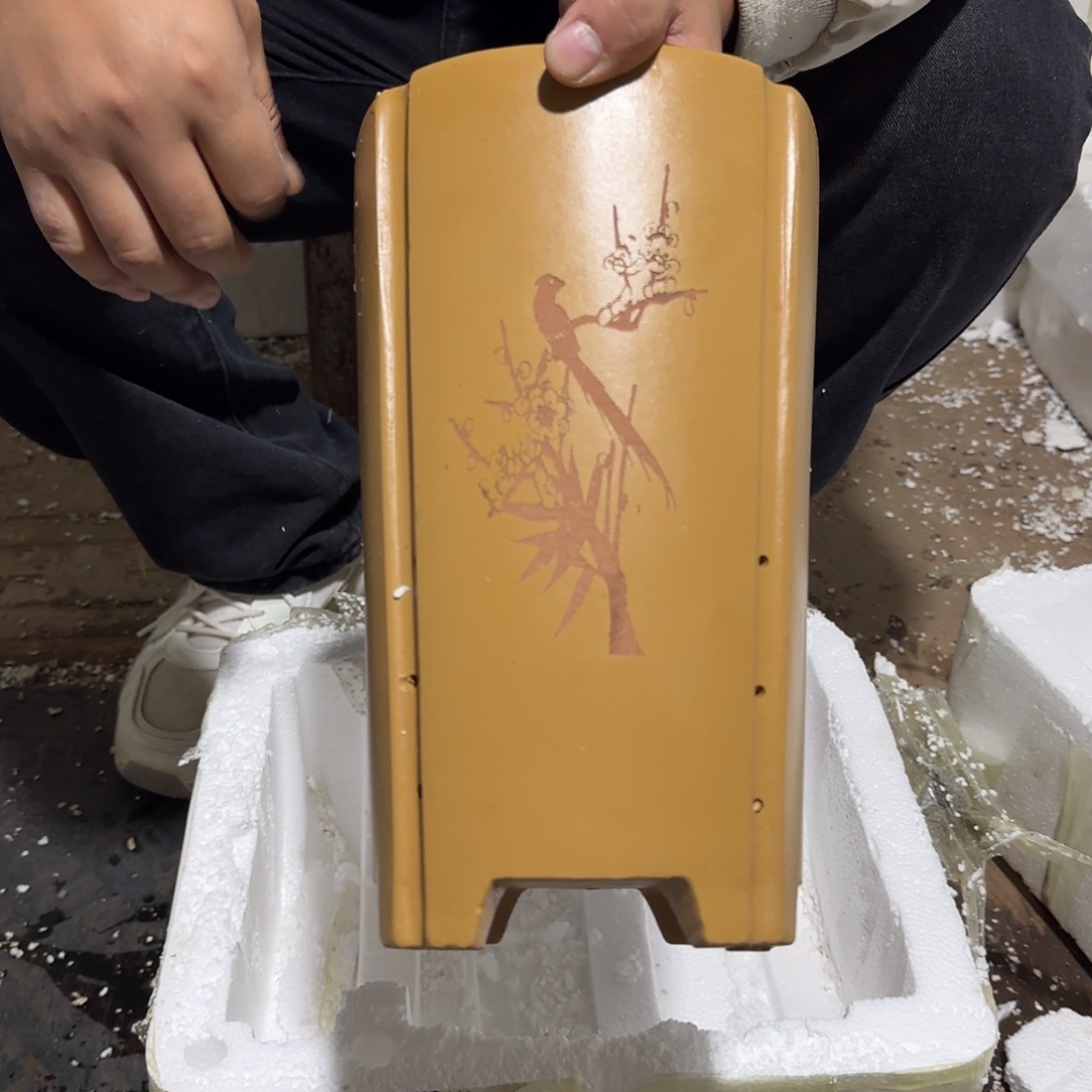 花盆段泥口径15.25口径