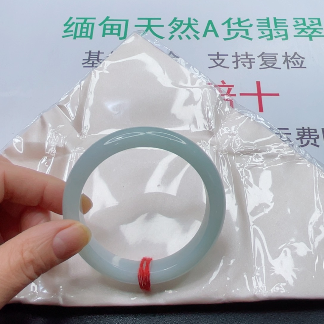 未镶嵌手镯翡翠圈口55 宽12.8 厚8