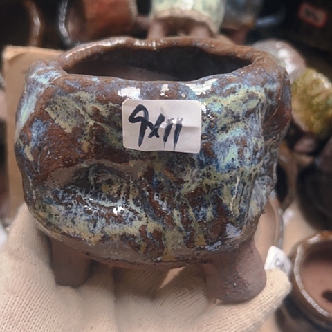 红陶粗陶花盆手工