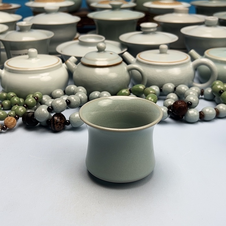 杯仿古釉马蹄杯原矿原釉原产地