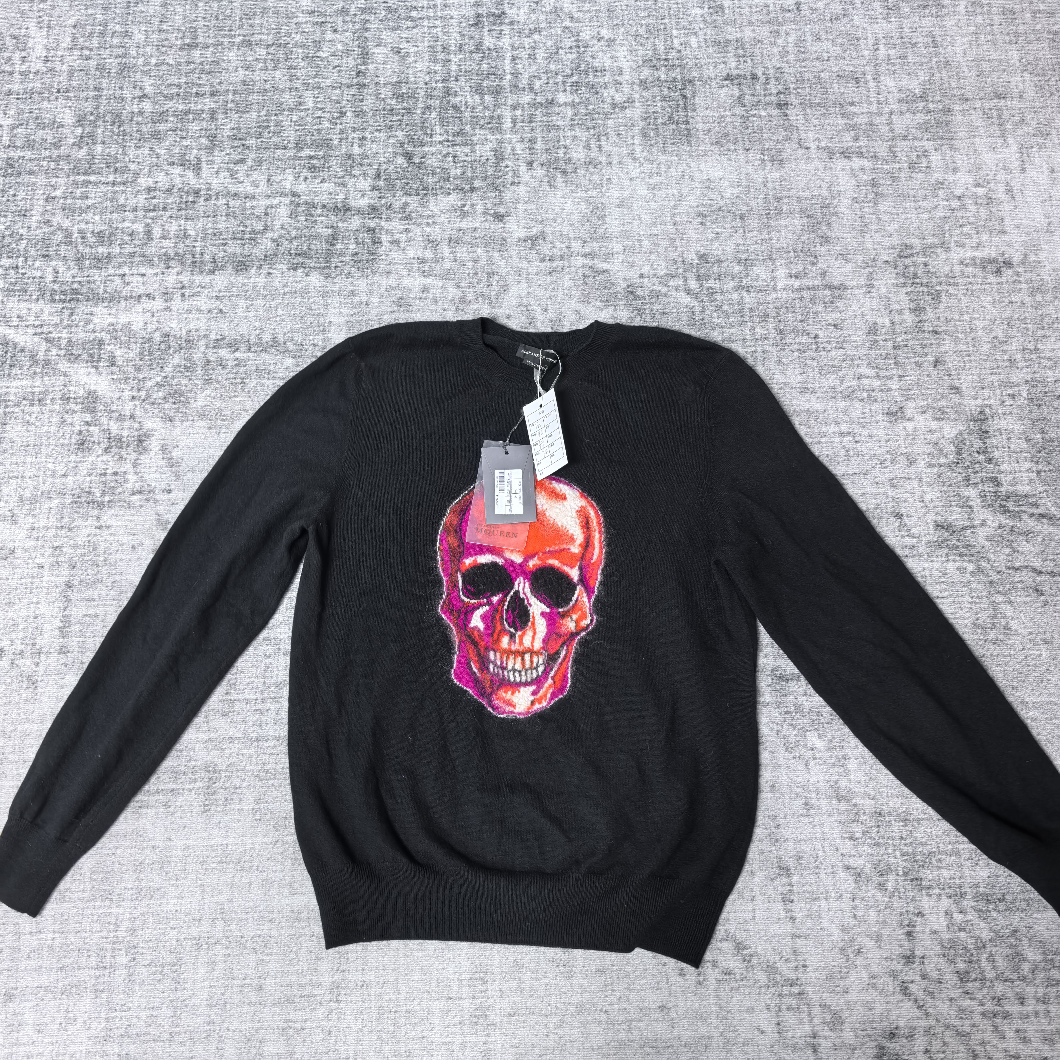 未使用 Alexander McQueen/亚历山大·麦昆 骷髅头卫衣44558