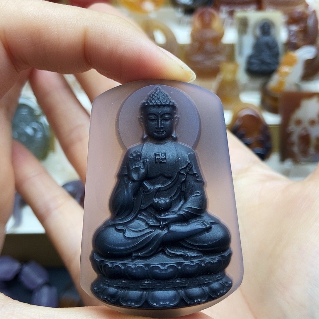 @***℘玛瑙/玉髓未镶嵌颈饰