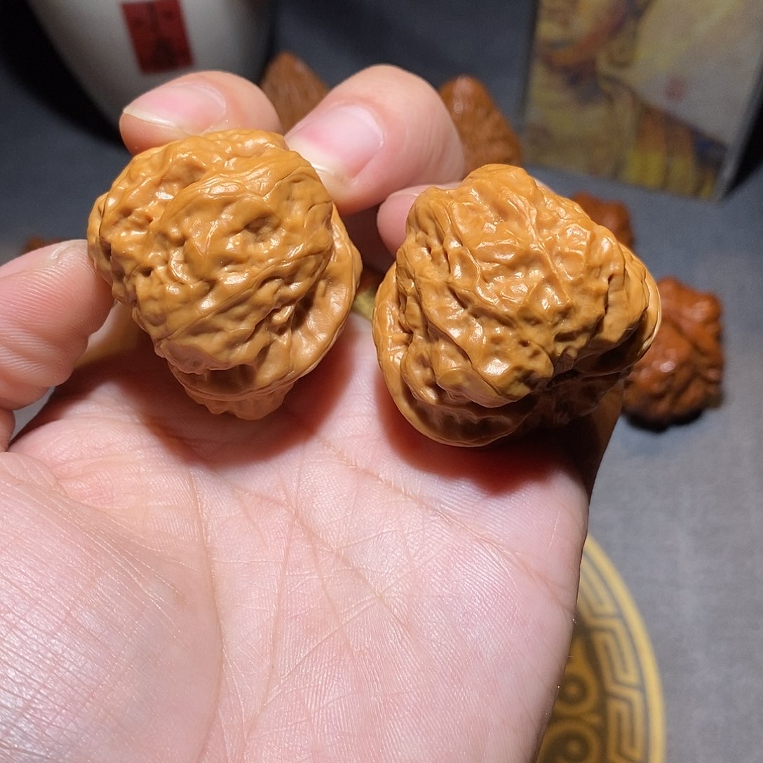 文玩核桃把件02全品无修37尺怀柔蛤蟆头