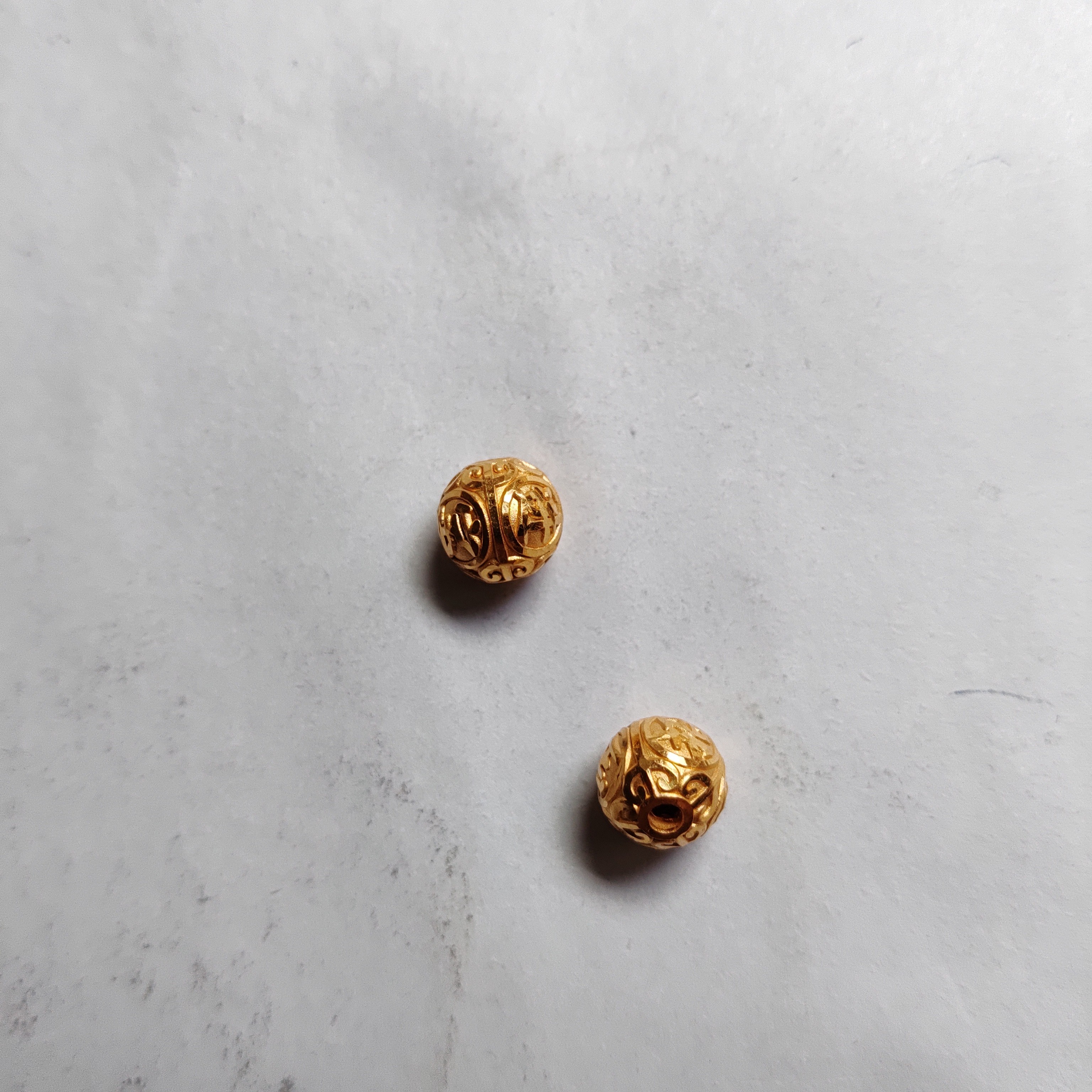 金元宝足金999貔貅珠子首饰