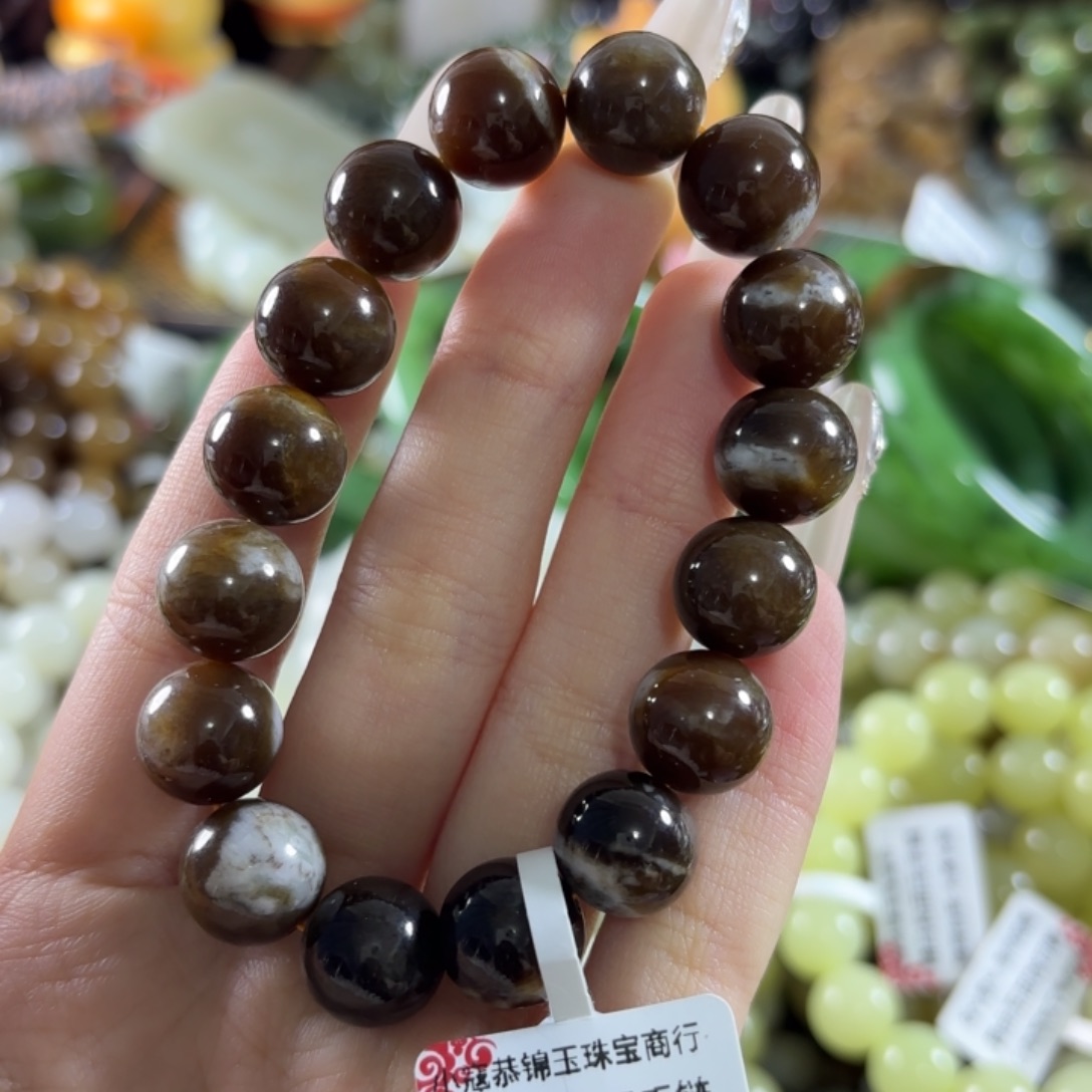 和田玉未镶嵌手链171