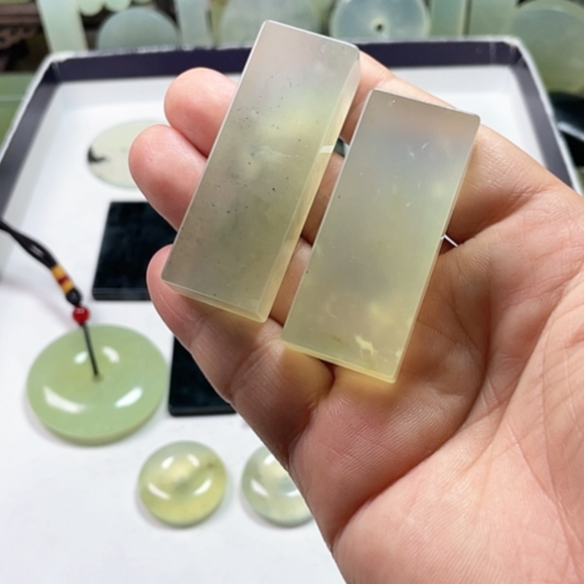 【闪购商品】未镶嵌岫玉挂件民**镇