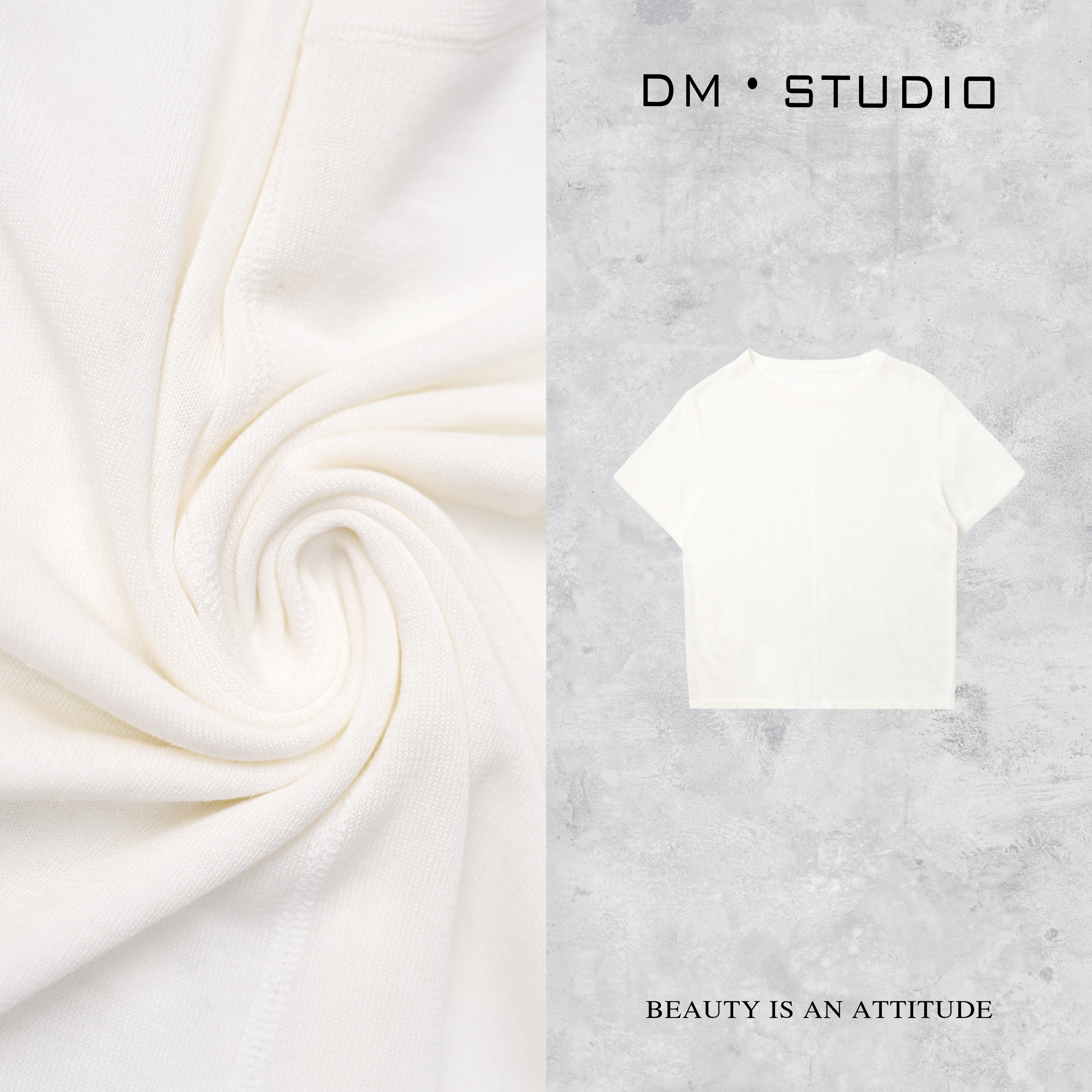 DEDM•STUDIO/气质简约圆领百搭显瘦纯色T恤上衣2504TX/225111