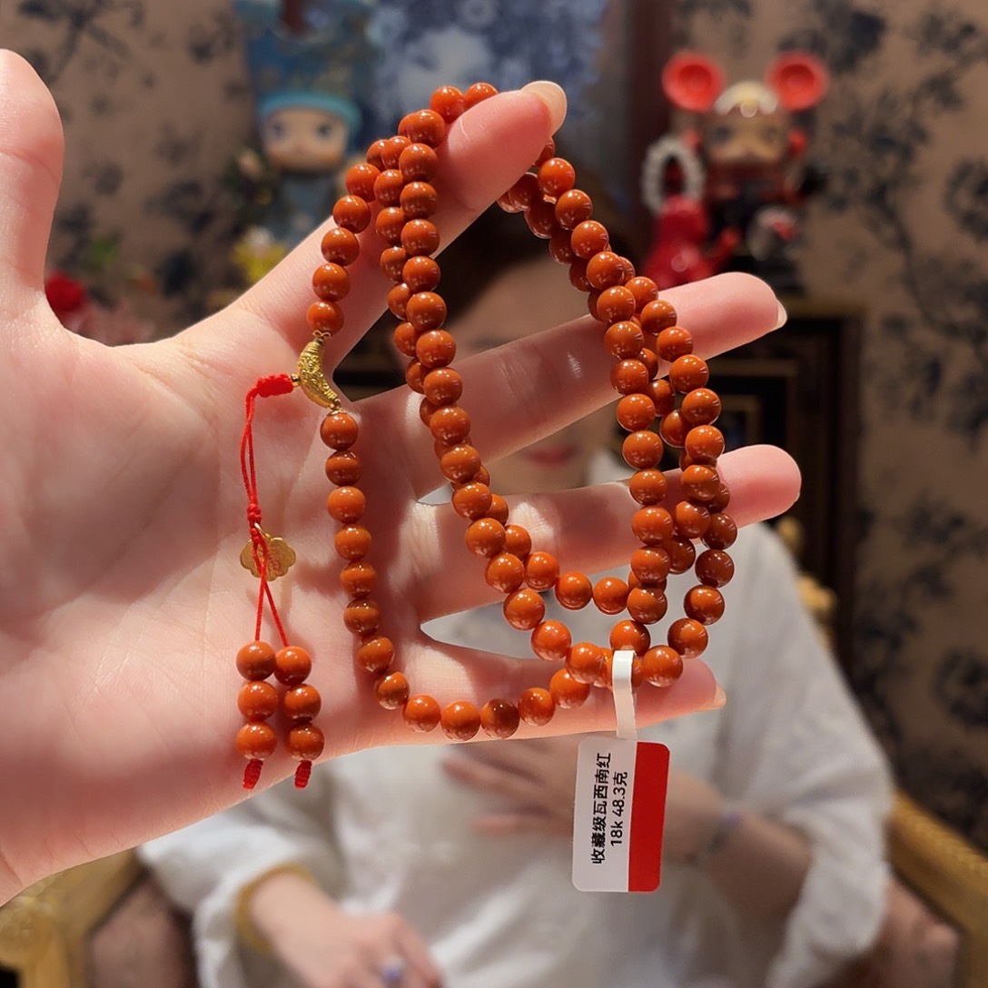 南红玛瑙手串未镶嵌