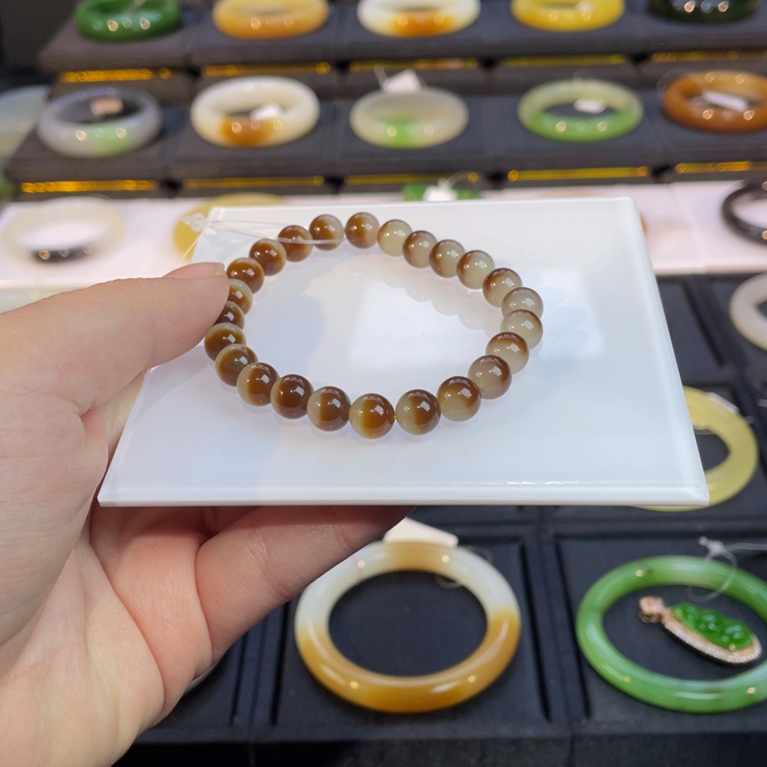 和田玉手串未镶嵌?****?