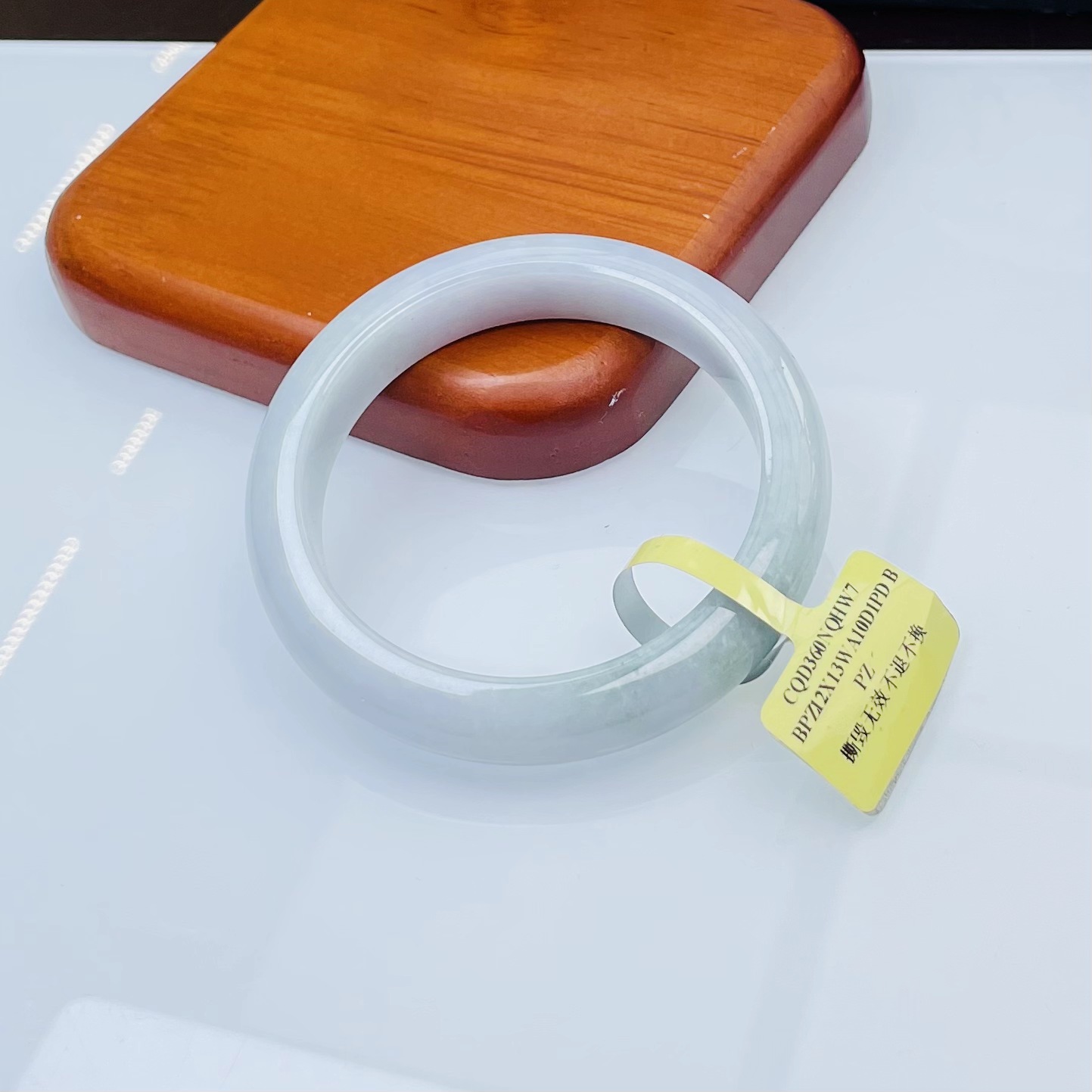  【秋姐翡翠】天然A货翡翠手镯56圈&Q3-26