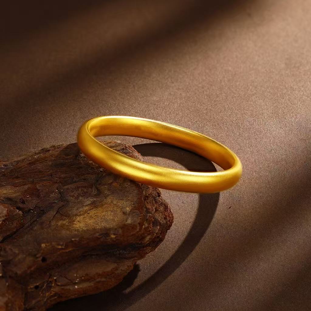 足银手镯 足银999.9古法泥鳅背时尚情侣简约百搭情侣礼物送礼盒