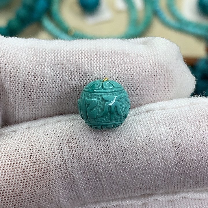 绿松石挂件未镶嵌