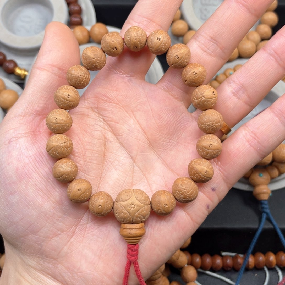 凤眼菩提手串11➕左右尺寸k21凤眼菩提D283同树厚皮